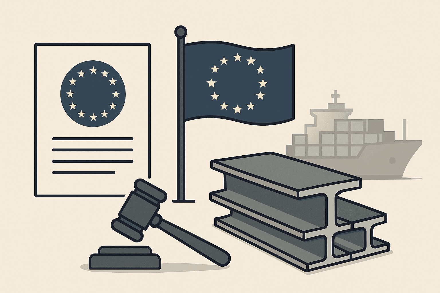 Nouveau cadre européen pour limiter les importations d'acier face aux surcapacités mondiales