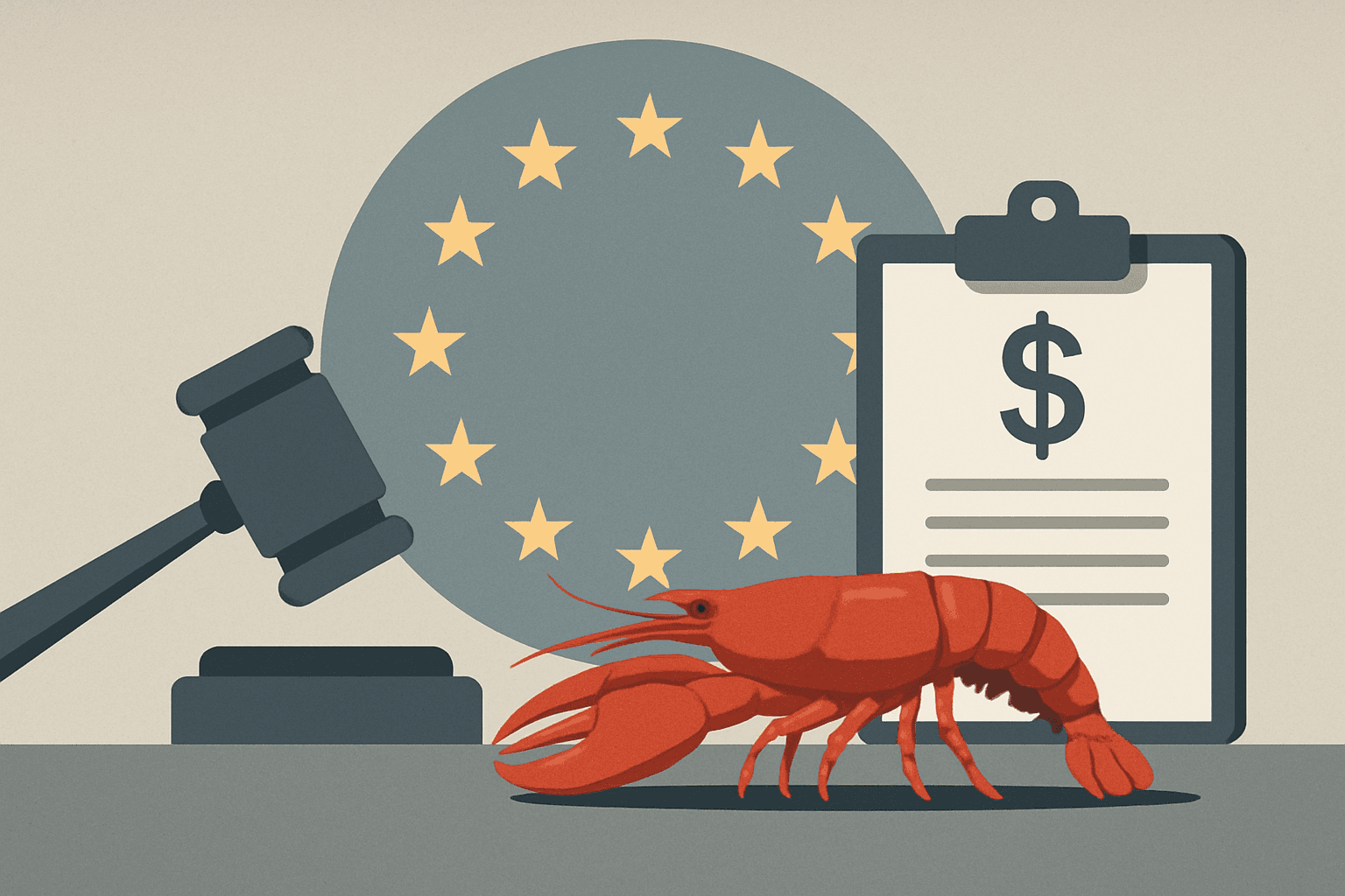 UE : prolongation de la suppression des droits de douane sur les homards et langoustes américains