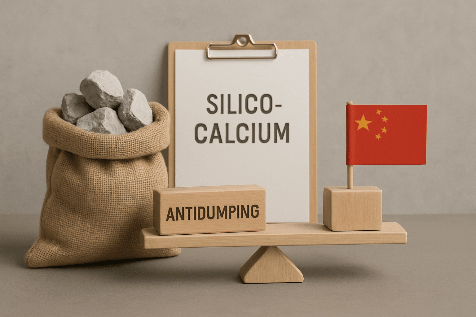 Expiration prochaine des droits antidumping sur le silico-calcium chinois au 25 mars 2027