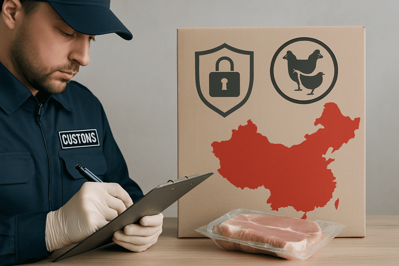 Modification des mesures de protection sur les produits d'origine animale importés de Chine : ajout du chitosane autorisé sans déclaration spécifique