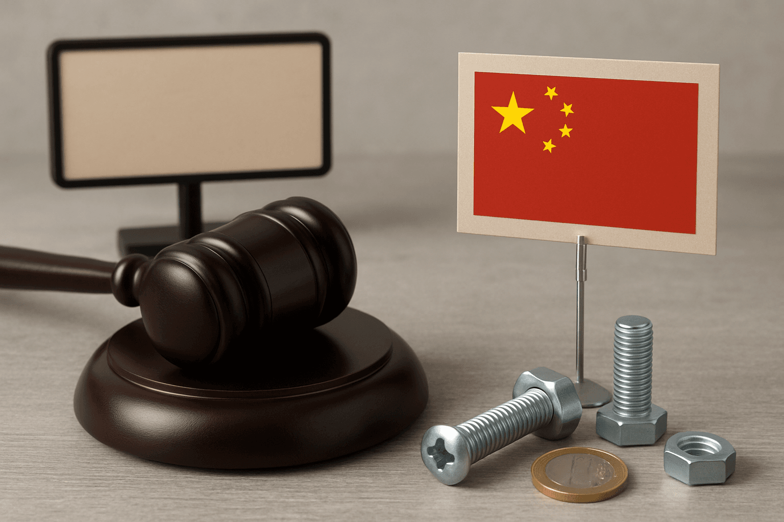 Modification du droit antidumping sur certains éléments de fixation en fer ou acier chinois