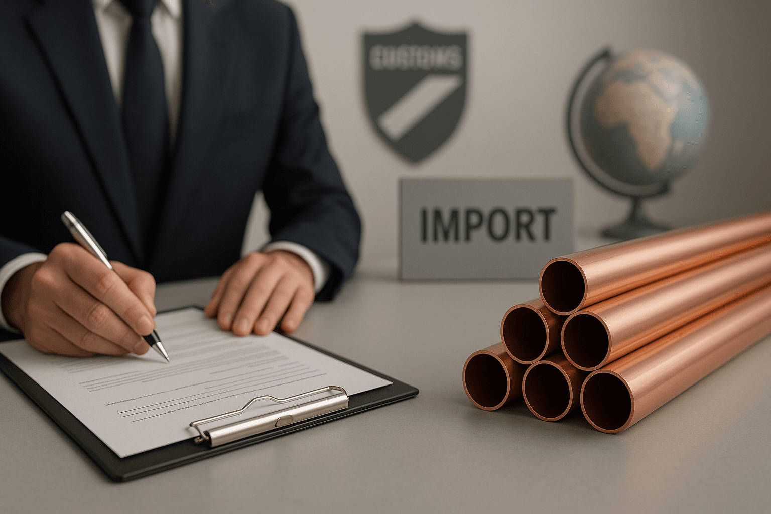 UE : enregistrement des importations de tubes en cuivre originaires de Chine, Mexique, Vietnam et Ouzbékistan